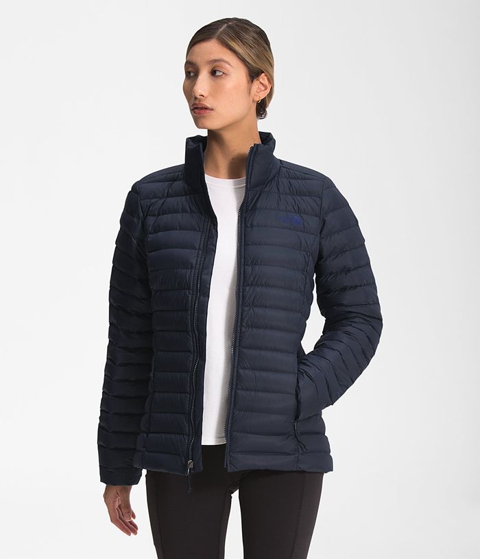 The North Face Winterjas Dames Stretch NTPW71564 - Donkerblauw